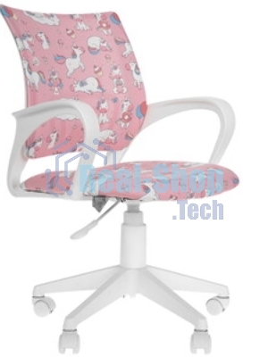 Кресло Бюрократ BuroKIDS 1 W мультиколор, ткань, 120 кг