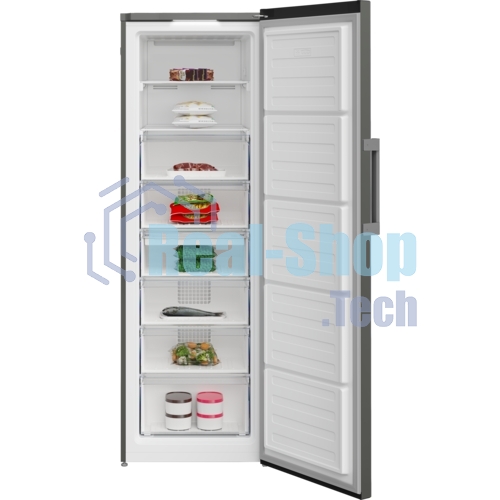 Морозильная камера Beko B3RFNK312G, серый, 275 л, 6 ящиков