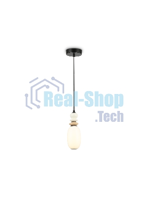 Светильник Ambrella light LH53141 BK/WH черный/белый 6W 3000K D120*1520