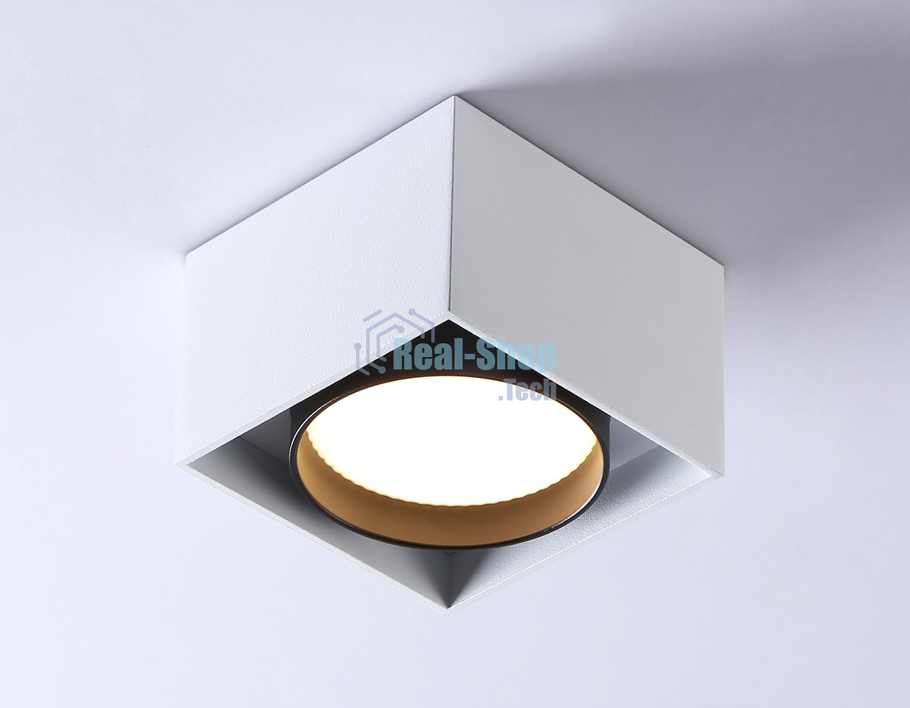 Светильник накладной TN70865 WH/BK белый/черный GX53 max 12W 95*95*62