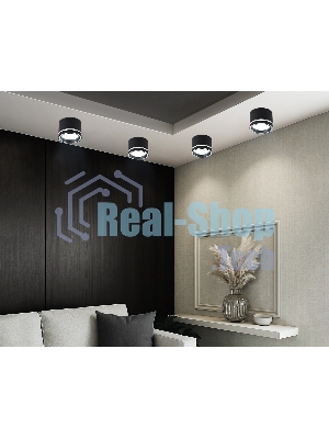 Накладной точечный светильник TU5531 BK черный IP20 GX70 D120*87