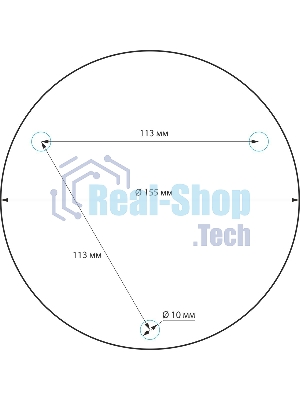 1508 TECHNO / Светильник садово-парковый серый