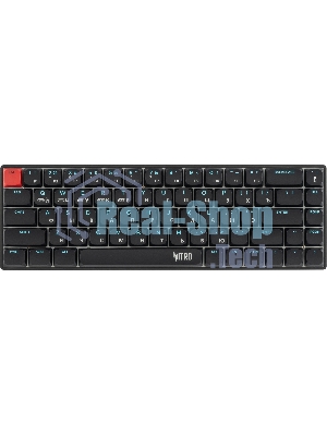 Клавиатура Acer OKR400 гибридная, USB Type-A, Bluetooth, радиоканал, чёрный