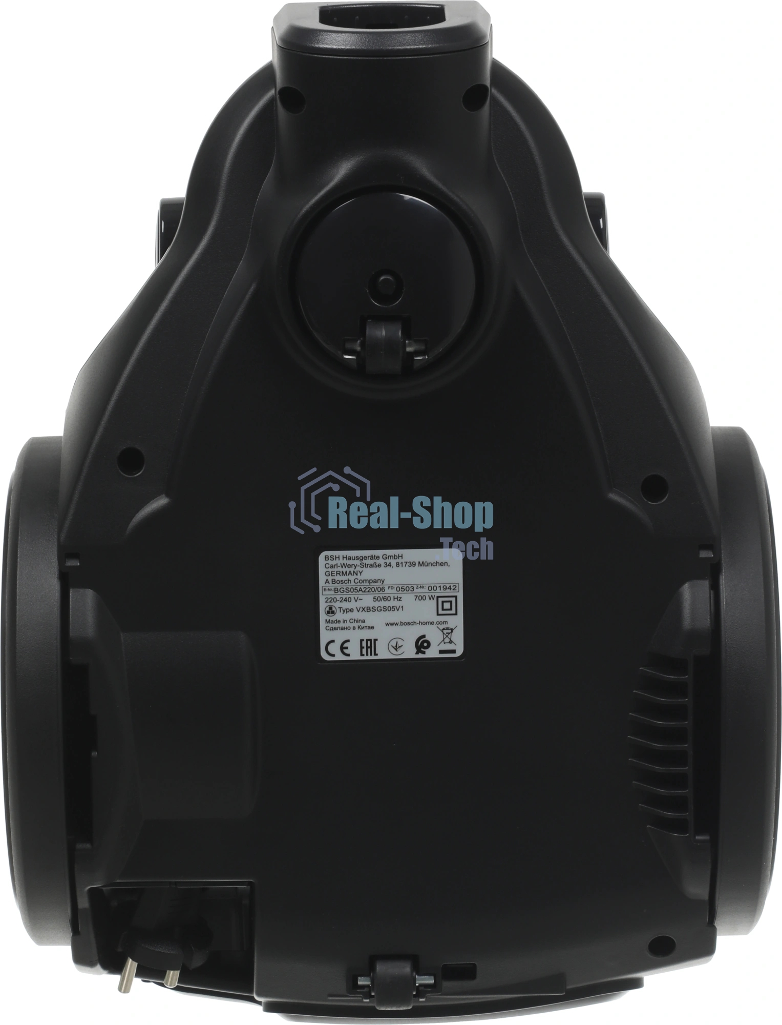 Пылесос Bosch BGS05A220 синий/серый, 700 Вт, уборка сухая, пылесборник контейнер 1.5 л