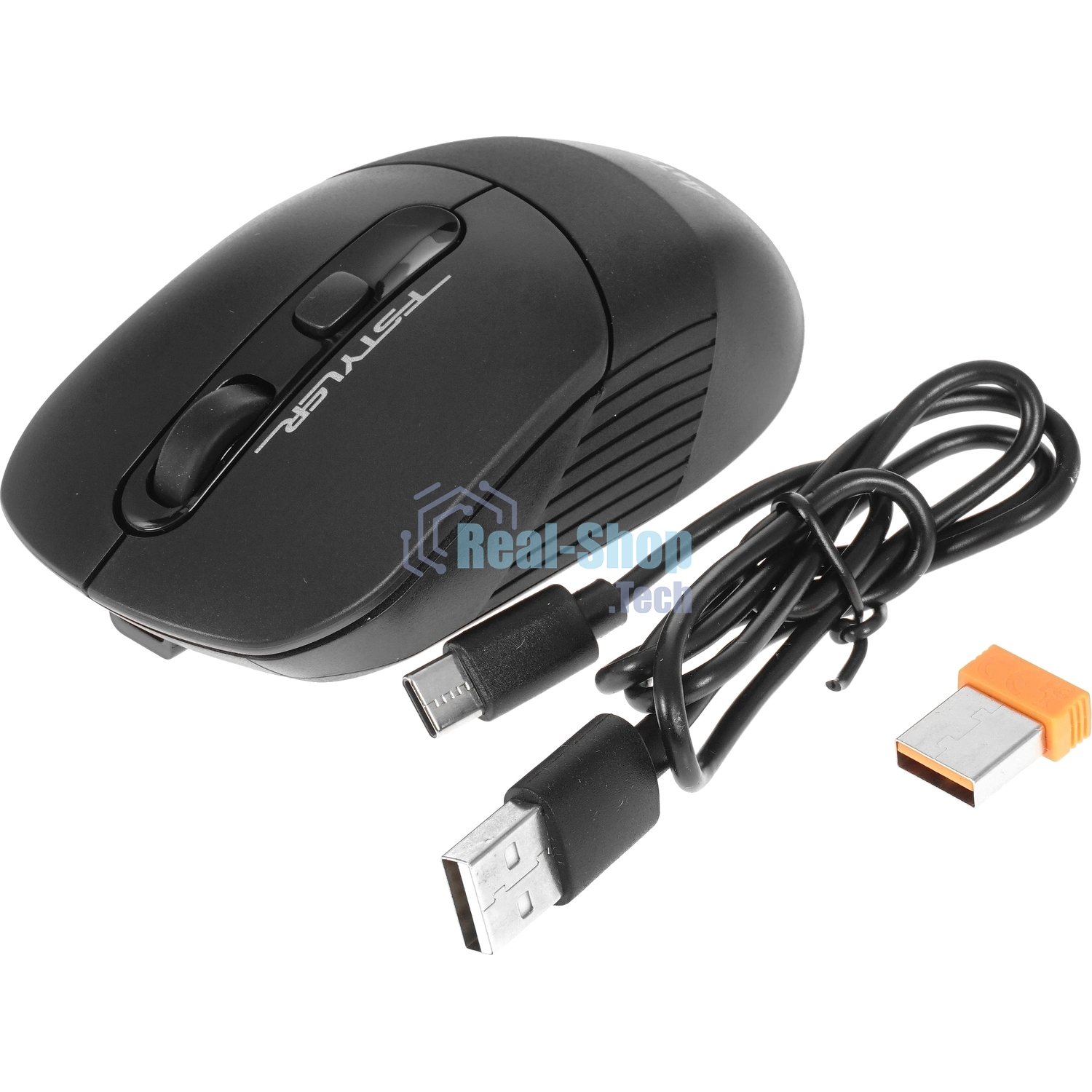 Мышь беспроводная A4Tech Fstyler FB10C черный, 2000 dpi, Bluetooth / USB, Bluetooth / радиоканал, кнопки - 4
