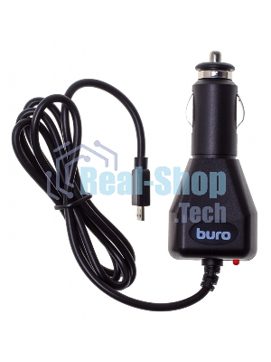 Автомобильное зарядное устройство Buro 2A универсальное кабель microUSB черный