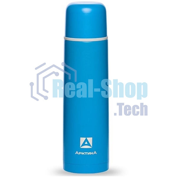 Термос Арктика, 102-750 синий, узкое горло 0,75 л, классический, цветной, холод/тепло 28 ч