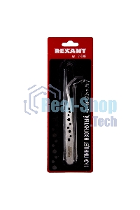 Пинцет изогнутый Rexant узкий 120 мм Airy (блистер)