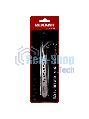 Пинцет изогнутый Rexant узкий 120 мм Airy (блистер)