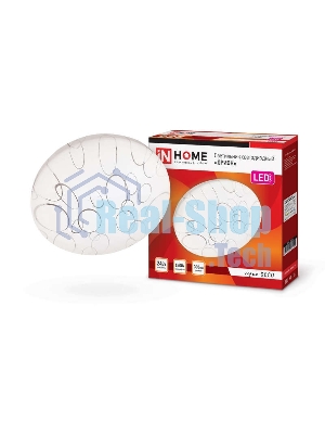 Светильник светодиодный DECO ОРИОН 24Вт 230В 6500К 1560лм 300мм IN HOME 4690612025155
