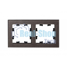 Рамка 2-м AtlasDesign Nature стекло, мокко SchE ATN320602 Рамка 2-м AtlasDesign Nature стекло, мокко SchE ATN320602