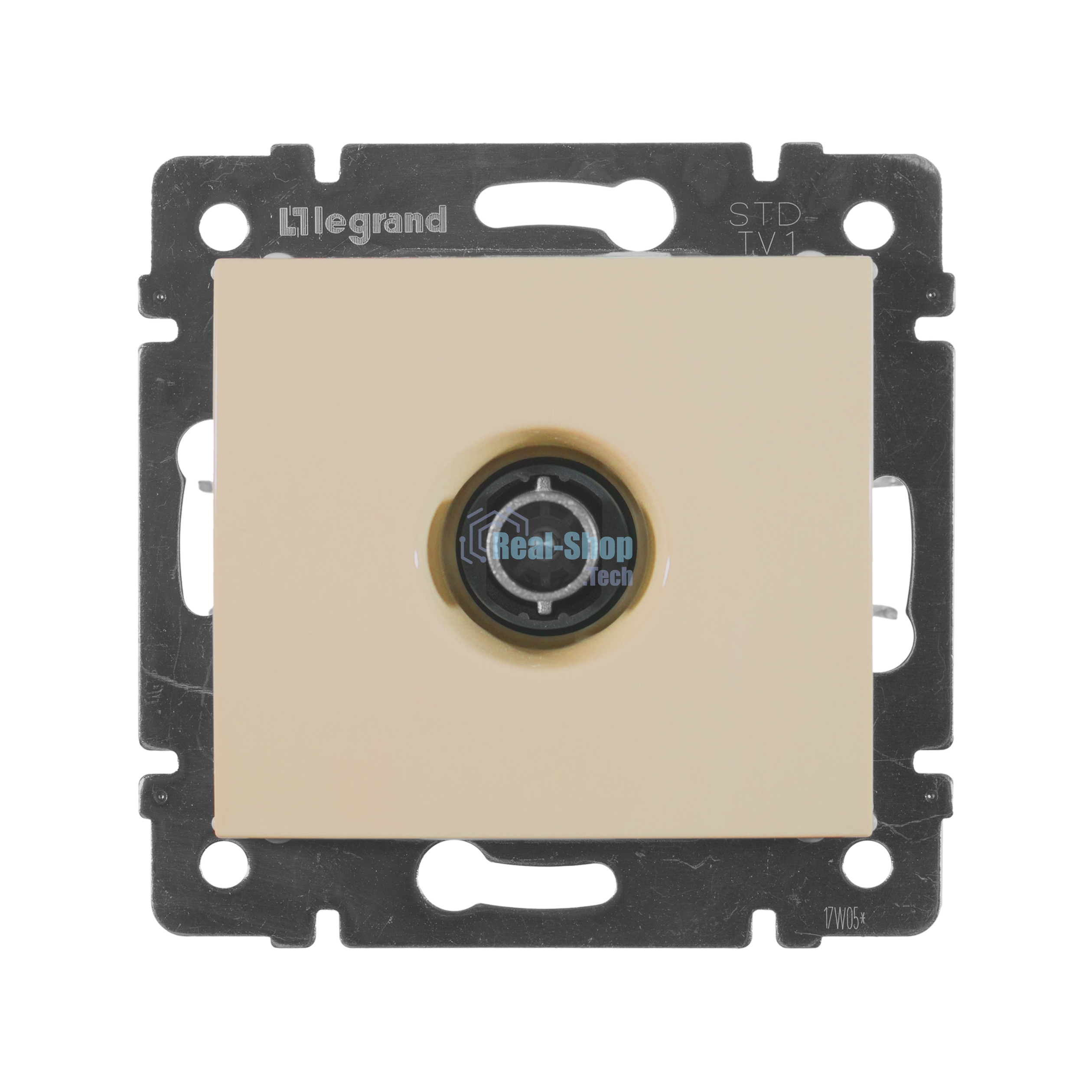 Розетка телевизионная Legrand 774329 TV Valena звезда 1,5Дб 2400МГц (слоновая кость)