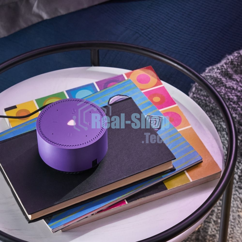 Умная колонка Яндекс Станция Лайт, 5Вт, с голосовым ассистентом Алиса, фиолетовый (YNDX-00025P)