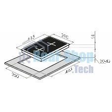 Газовая варочная панель Maunfeld EGHG.32.2CB\G черный