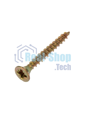 Саморез универсальный Kranz 3х25, желтый цинк, упаковка поставщика (24 000 шт.)