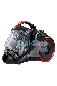 Пылесос Samsung VC15K4116VR/EV красный/черный, 390/1500 Вт, уборка сухая, пылесборник контейнер 1.3 л