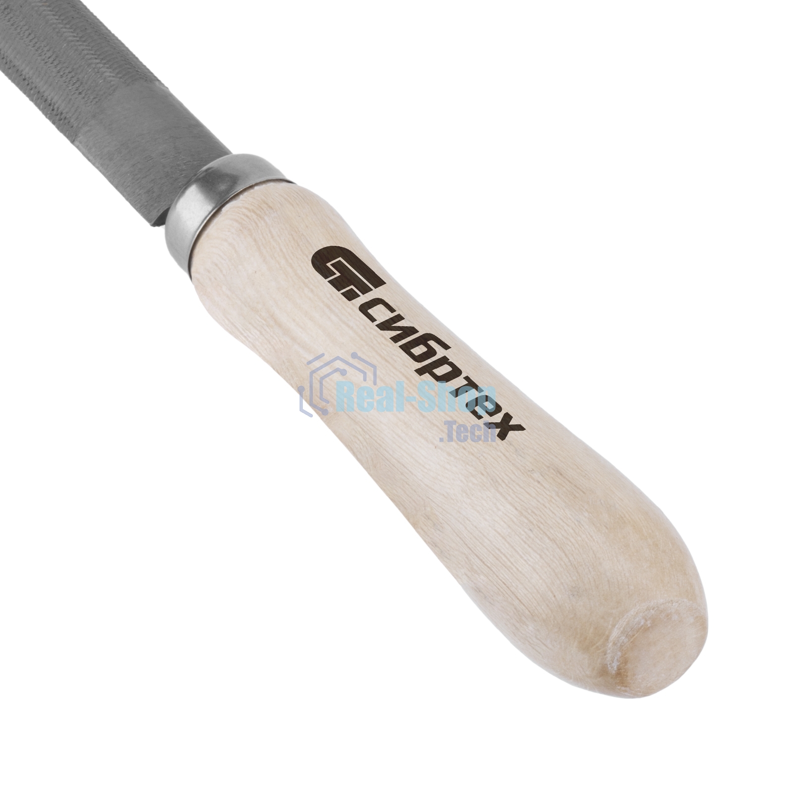 Напильник Сибртех,150 мм,полукруглый,деревянная ручка