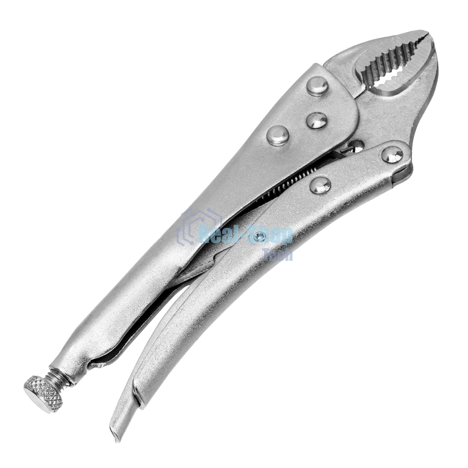 Зажим Сибртех ручной, полукруглый захват, 180 мм