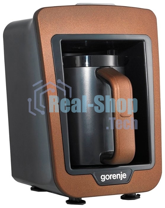 Кофеварка Gorenje ATCM730T медный/черный, исп. кофе - молотый, 0.27 л, 730 Вт.
