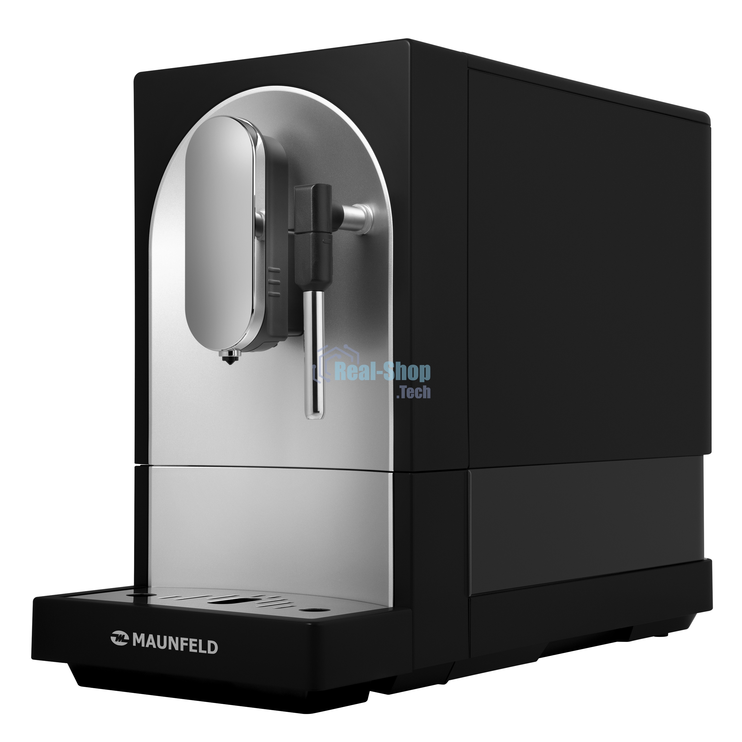 Кофемашина автоматическая Maunfeld MF-A7021BK черный, исп. кофе - зерновой, 1,1 л, 1470 Вт, 19 бар