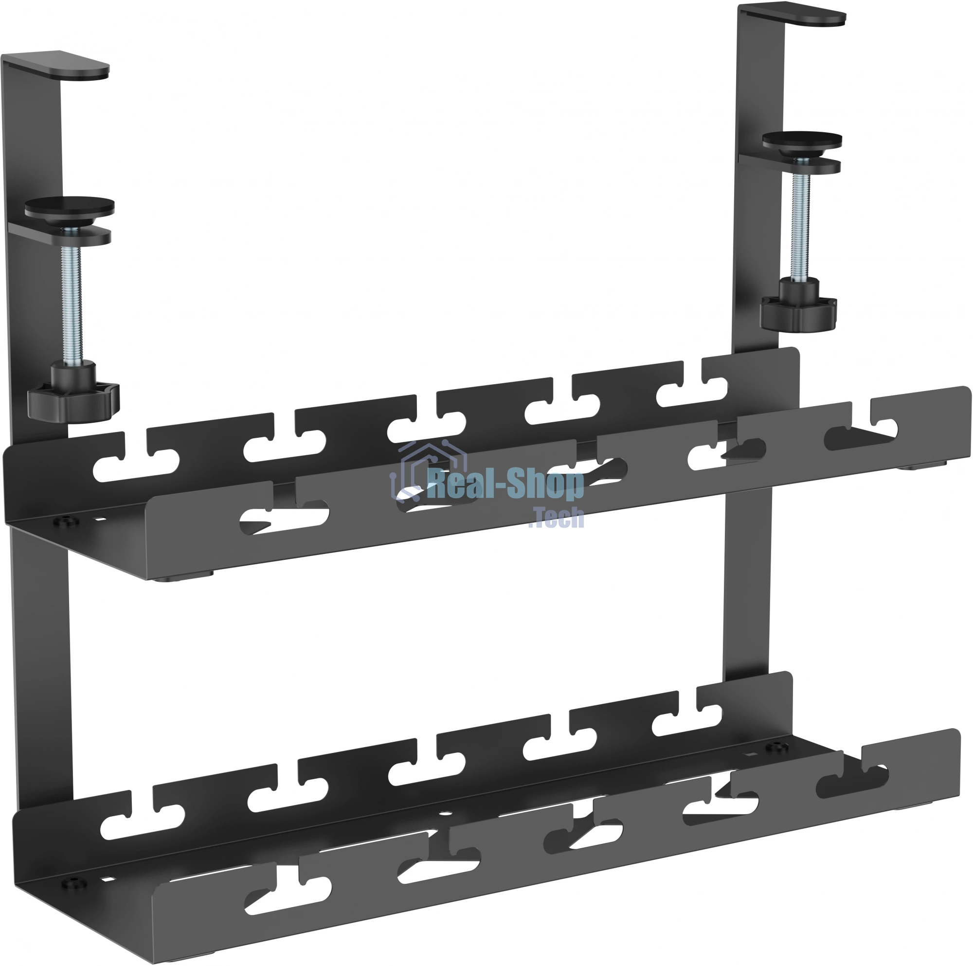 Кабель-канал Cactus CS-CM-400-2BK для столов 40x13.4x34.2 см черный