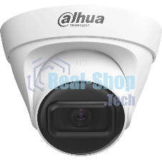 Уличная турельная IP-видеокамера Dahua DH-IPC-HDW1431T1P-0360B-S6 4Мп, 1/2.9” CMOS, объектив 3.6мм, ИК-подсветка до 30м, IP67, корпус: металл, пластик