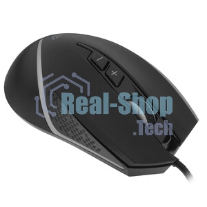 Мышь проводная AULA F805 черный, 6400 dpi, USB, кнопки - 7