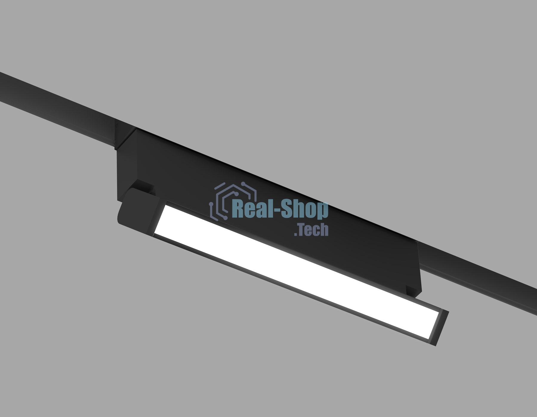 Трековый светильник Ambrella light GL8095 BK черный IP20 9W 3000-6000K 220V 120° 220*25*138