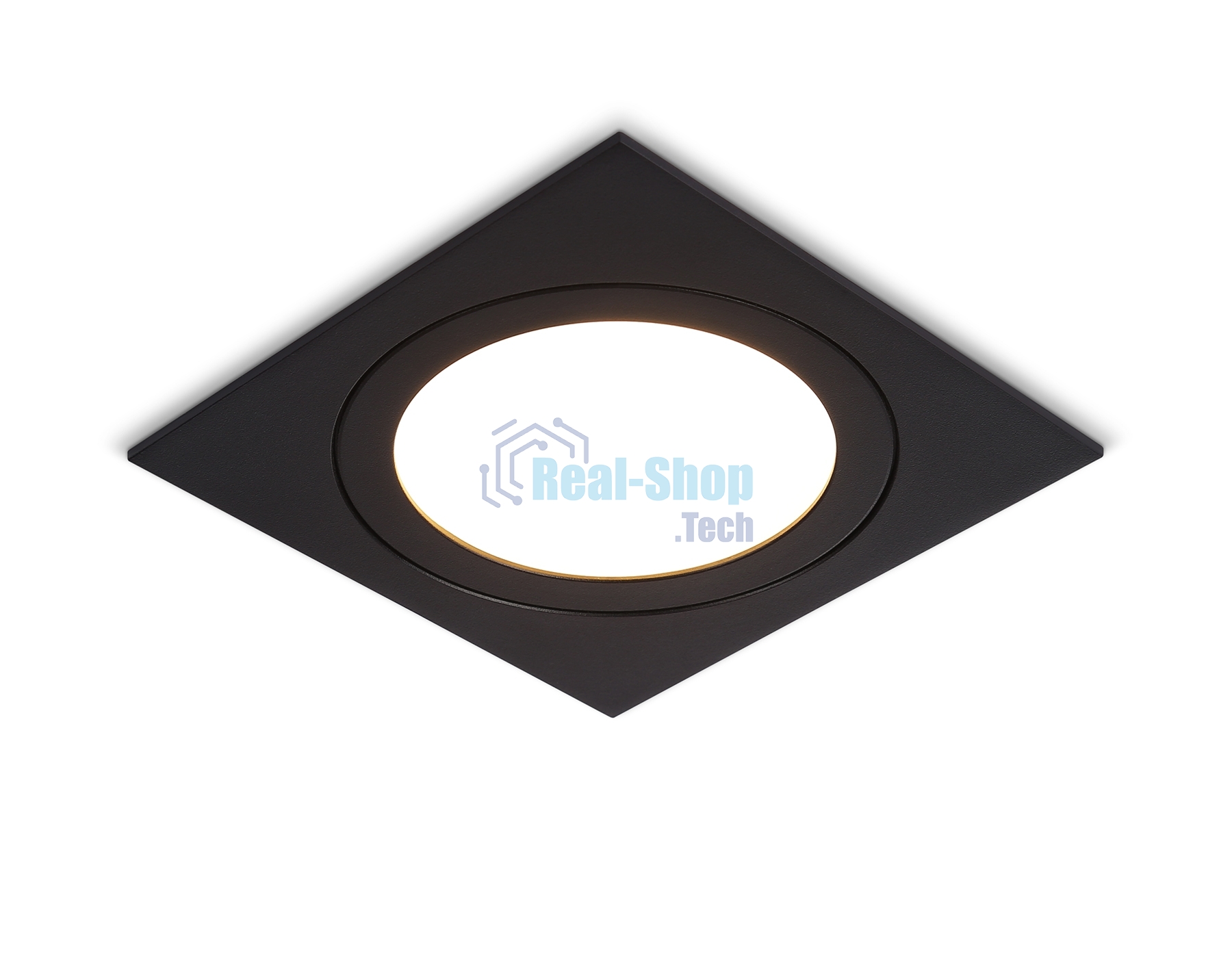 Светильник Ambrella light TN51825 BK черный GX53 max 15W 110*110*39