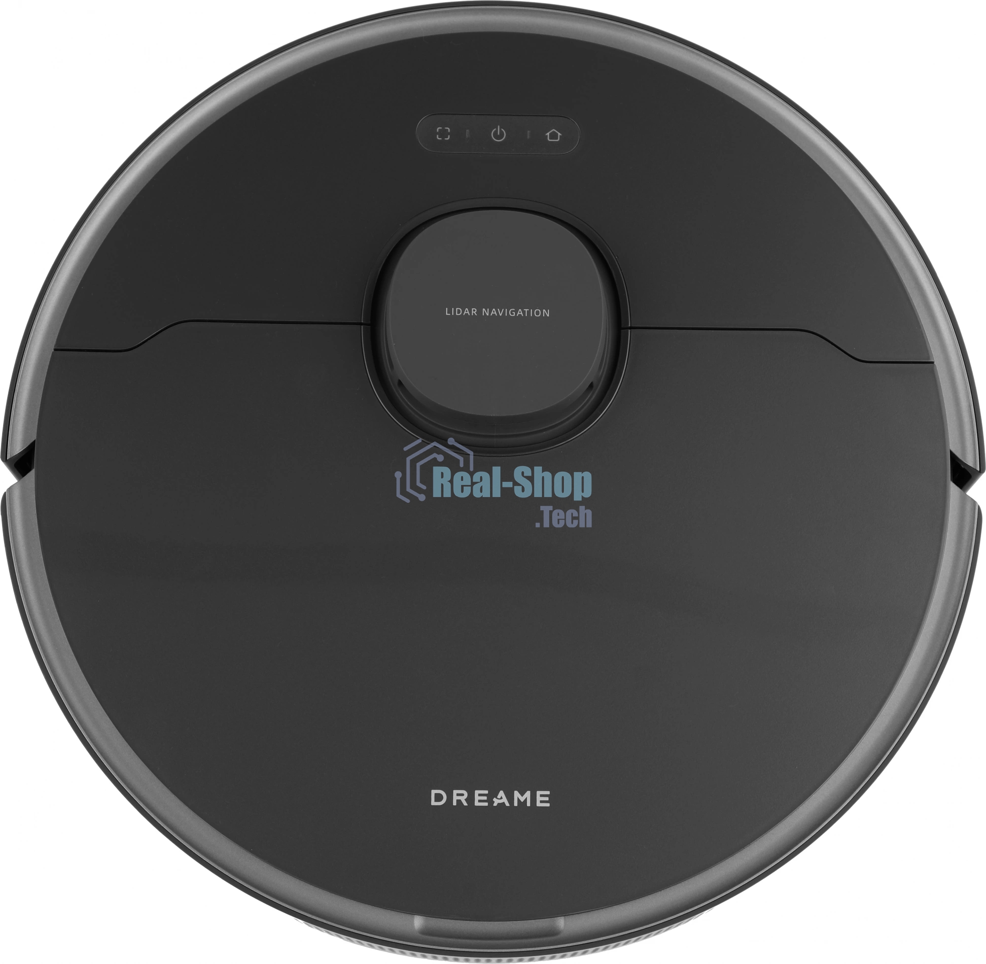 Робот-пылесос Dreame RLS6AD D10S Plus черный, 5200 мА·ч Li-Ion, уборка сухая/влажная, пылесборник контейнер 0.4 л