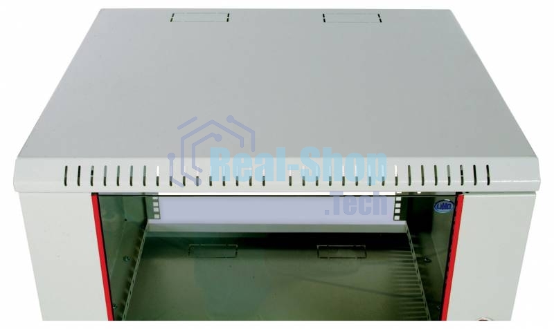 Шкаф настенный ЦМО ШРН-Э-12.500.1 12U 600x520 мм пер. дв. стал. лист несъемные бок. пан. серый