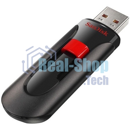 Флешка USB Sandisk 64Gb Cruzer Glide SDCZ60-064G-B35 USB 2.0 черный/красный
