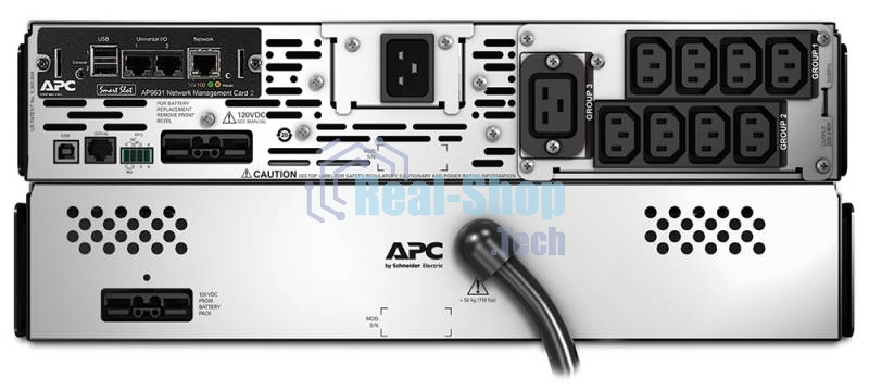 Источник бесперебойного питания APC Smart-UPS X SMX3000RMHV2UNC/3000 ВА/2700 Вт/9xIEC 320 C13, IEC 320 C19