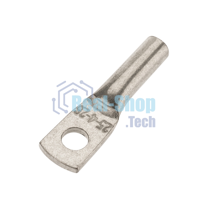 Наконечник медный луженый Rexant ТМЛ 2,5–4–2,6 (2,5мм² - Ø5мм) ГОСТ 7386-80 (в упак. 10 шт.)