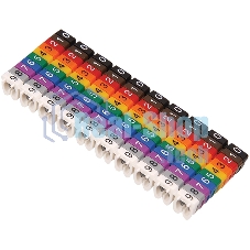 Маркер кабельный МКН комплект цифр 