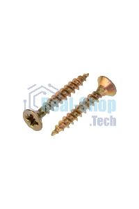 Саморез универсальный Kranz 3х20, желтый цинк, упаковка поставщика (32 000 шт.)