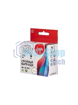 Картридж струйный Sakura F6V17AE (№123 Black) для HP, черный, 18 мл., 600 к.