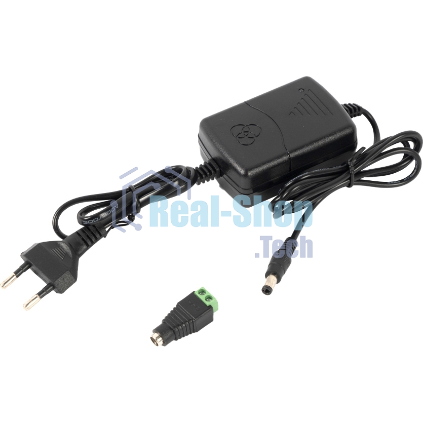 Источник питания Mollusk-VR 12/2 12В, 2А. Сетевой диапазон 110-245В провод с вилкой Mollusk-VR 12/2 power supply 12V, 2A. Mains range 110-245V wire with plug