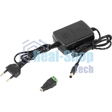 Источник питания Mollusk-VR 12/2 12В, 2А. Сетевой диапазон 110-245В провод с вилкой Mollusk-VR 12/2 power supply 12V, 2A. Mains range 110-245V wire with plug