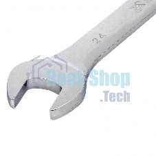 Ключ комбинированный трещоточный Matrix, 24 мм, CrV зеркальный хром