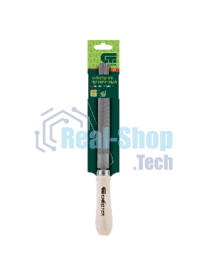 Напильник Сибртех,150 мм,полукруглый,деревянная ручка