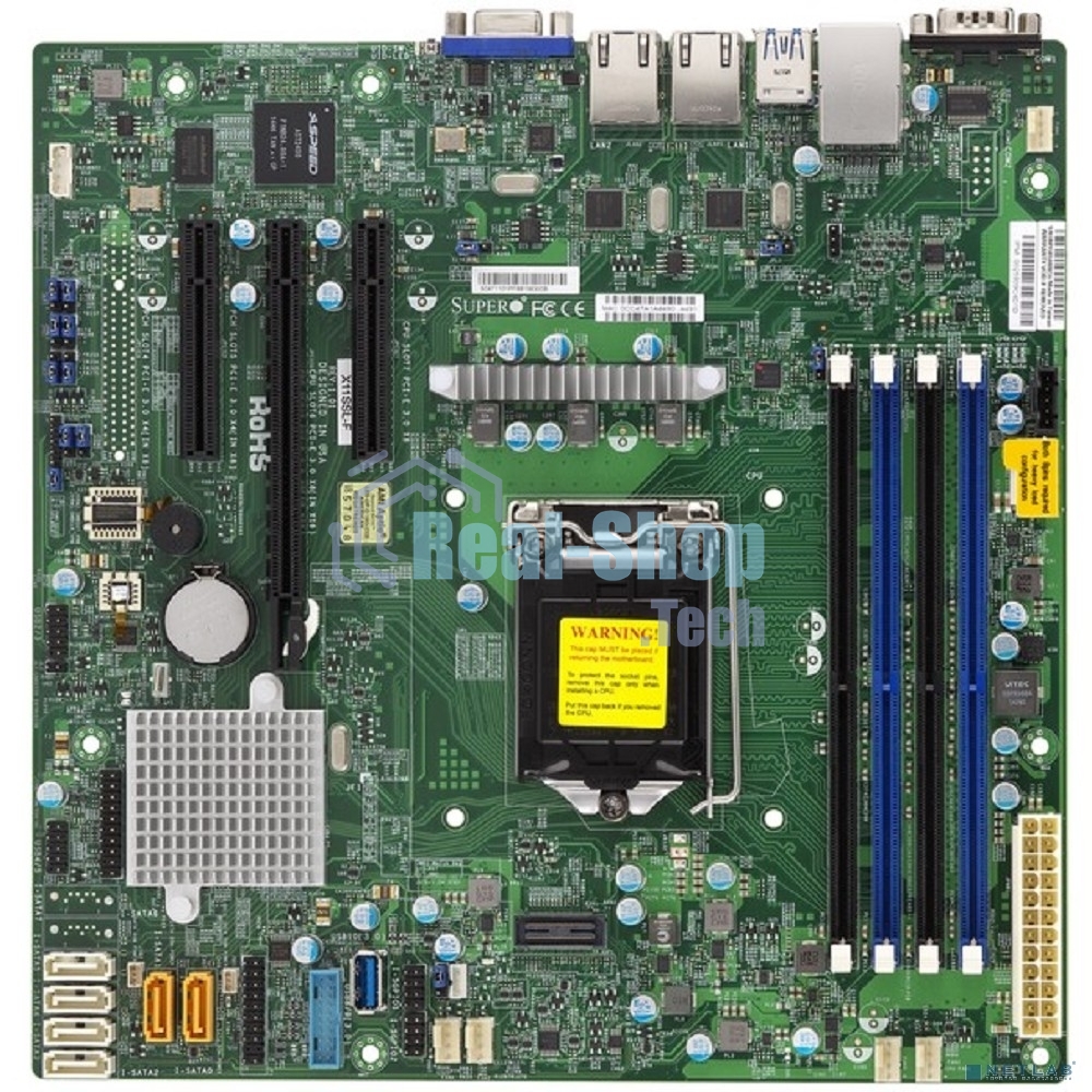 Материнская плата SuperMicro MBD-X11SSL-F-B Soc-1151 iC232 mATX 4xDDR4 6xSATA3 SATA RAID i210AT 2хGgbEth bulk