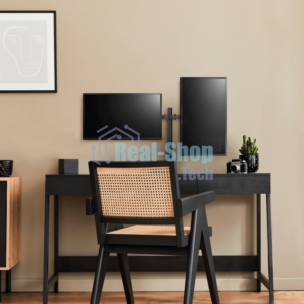 Кронштейн ONKRON D221E для двух мониторов 13