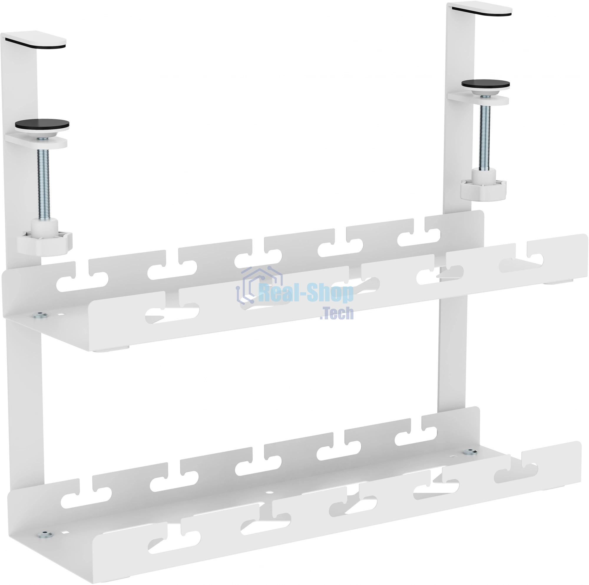 Кабель-канал Cactus CS-CM-400-2WT для столов 40x13.4x34.2 см белый