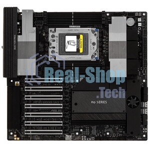 Материнская плата ASUS Pro WS WRX90E-SAGE SE, sTR5, AMD WRX90, 8xDDR5, 4xSATA, 4xM.2, 6xPCI-E 5.0 x16, 1xPCI-E 5.0 x8, 1xVGA, 2xMiniDP, 3x 10Gb LAN, 6xUSB-A 3.2 Gen 2, 1xUSB-A 2.0, 2xUSB-C USB4, 2x3.5 мм, 5.1, SSI EEB