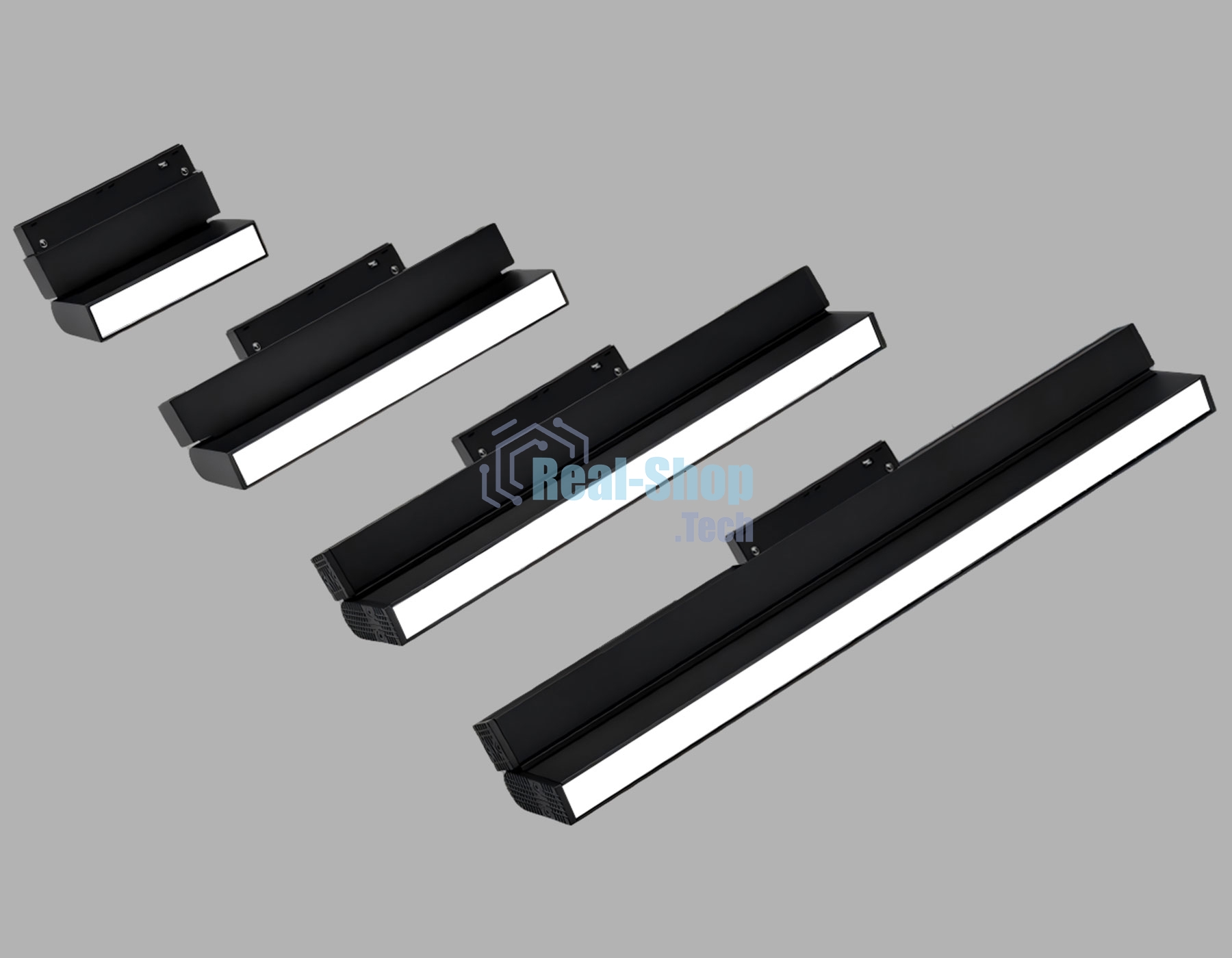 Трековый светильник Ambrella light GL8095 BK черный IP20 9W 3000-6000K 220V 120° 220*25*138