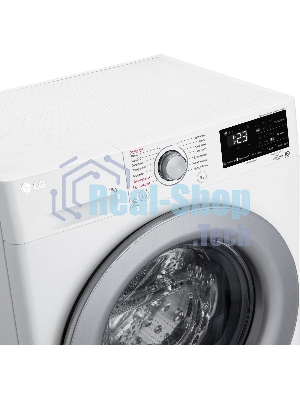Стиральная машина LG F2V3HS4W белый, загрузка фронтальная 7 кг, 1200 об/мин., класс: A