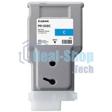 Картридж струйный Canon PFI-320 C 2891C001 голубой (300мл) для Canon Canon imagePROGRAF TM-200/205