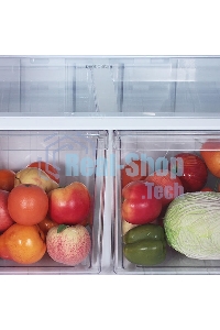 Холодильник Sharp SJ-XE59PMBE бежевый двухкамерный 430/148л морозилка сверху