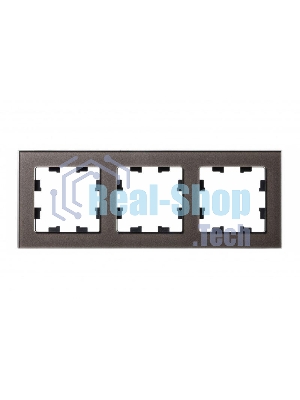 Рамка 3-м AtlasDesign Nature стекло мокко SchE ATN320603